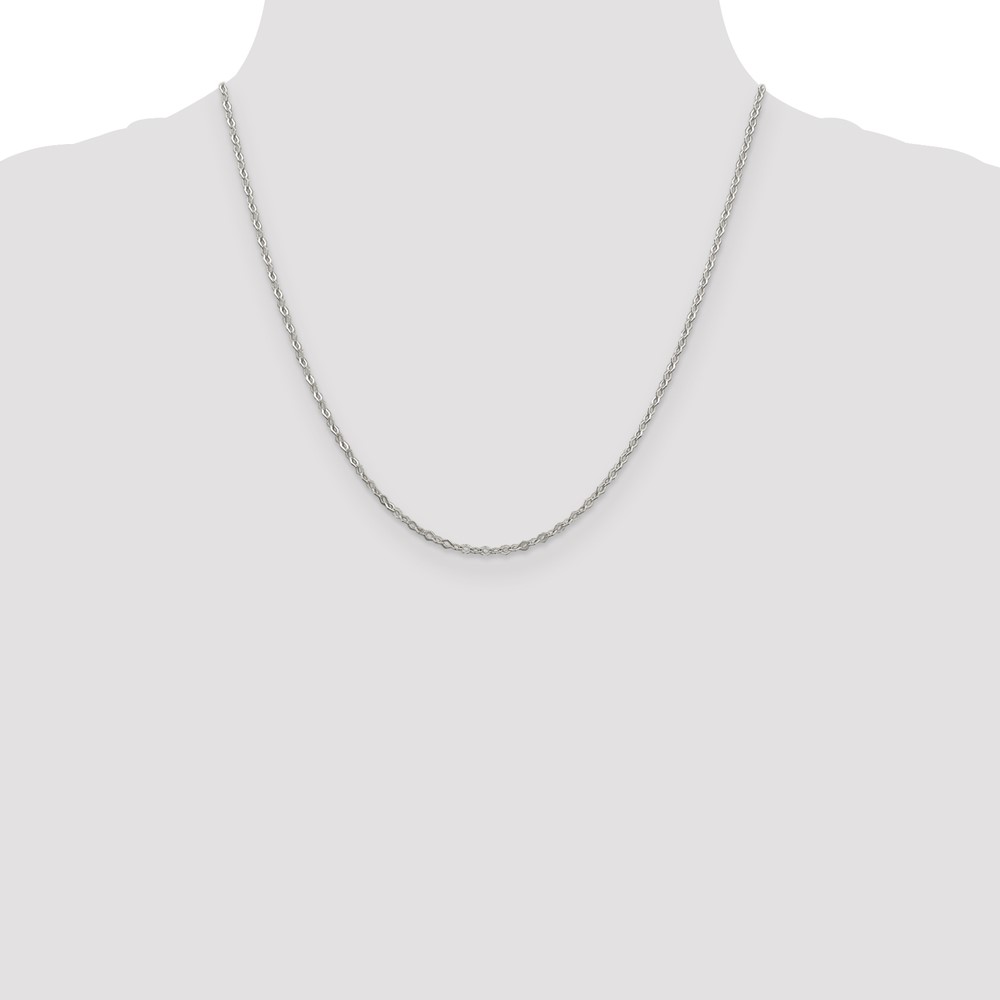 Sterling Silver 2.25mm Fancy Navette Link Chain (QPE16-20)