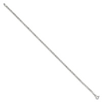 Sterling Silver 2mm Fancy Anchor Pendant Chain view 2