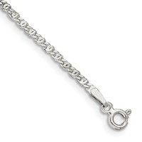 Sterling Silver 2mm Fancy Anchor Pendant Chain view 1