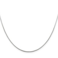Sterling Silver 1mm Mirror Box Chain view 2