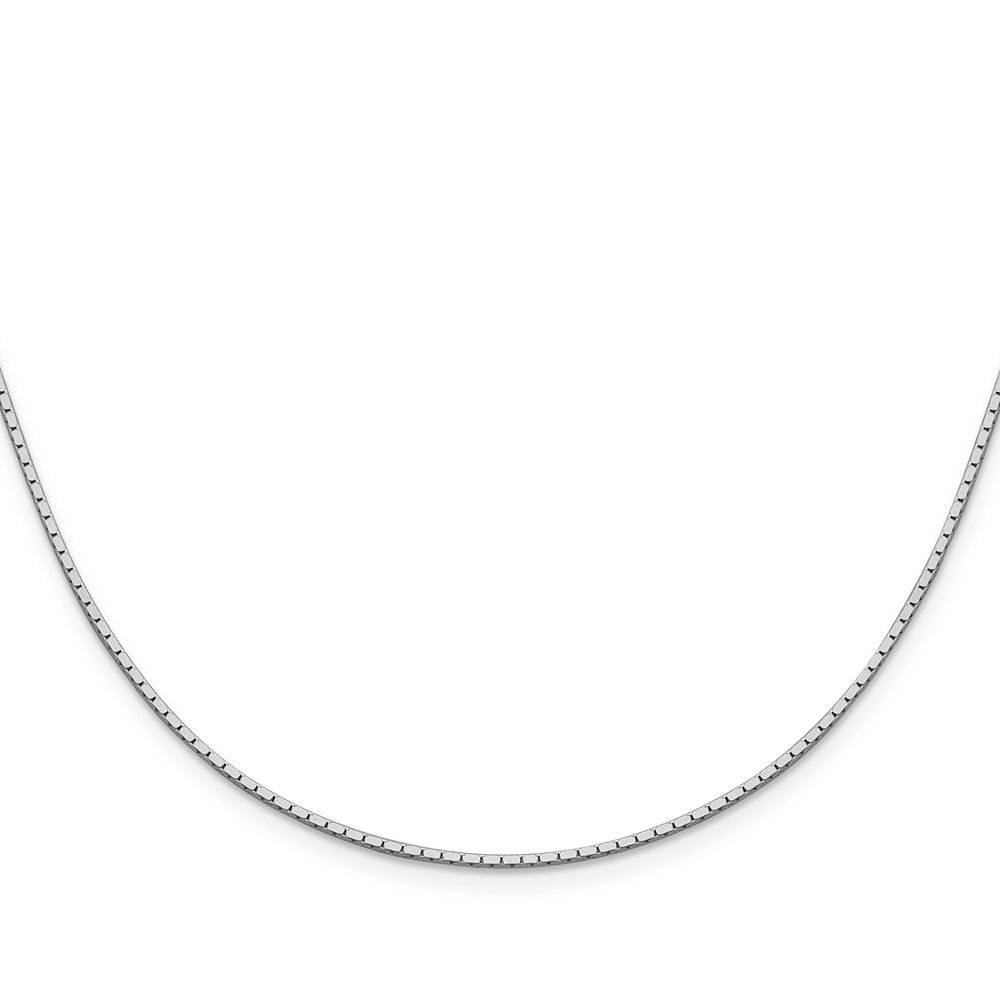Sterling Silver 1.25mm Mirror Box Chain (QPE24-30)