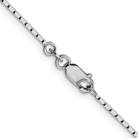 Sterling Silver 1.25mm Mirror Box Chain view 3