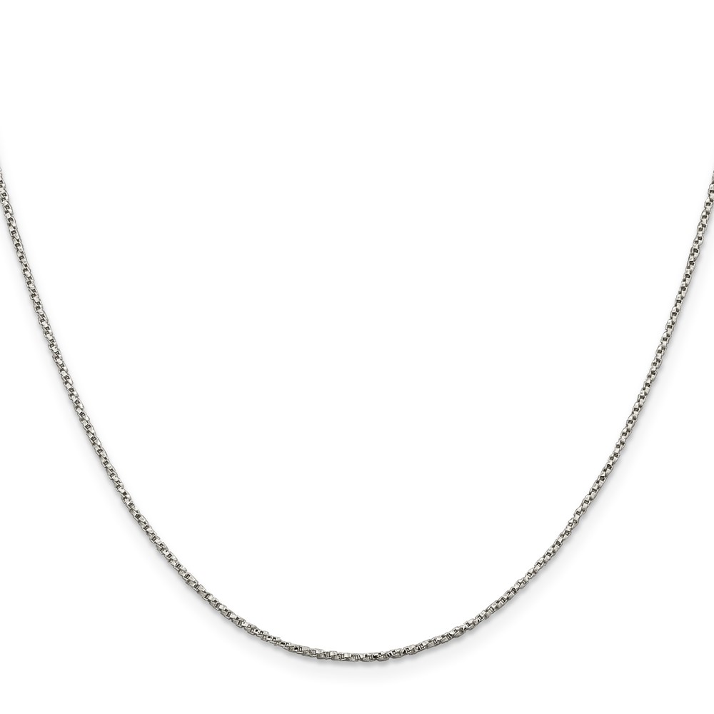 Sterling Silver 1.25mm Twisted Box Chain (QPE26-30)