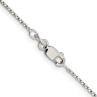 Sterling Silver 1.25mm Twisted Box Chain view 3