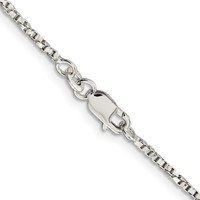 Sterling Silver 1.75mm Twisted Box Chain view 3