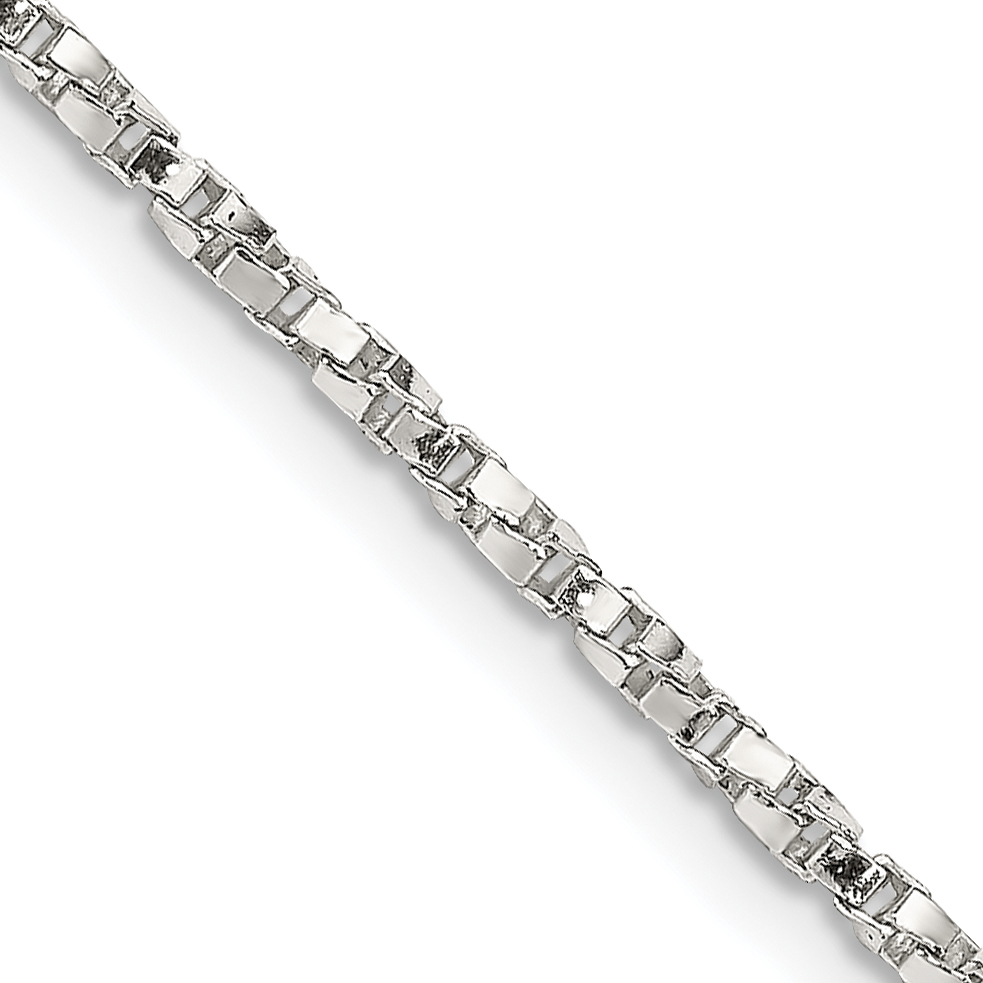 Sterling Silver 1.75mm Twisted Box Chain (QPE27-16)