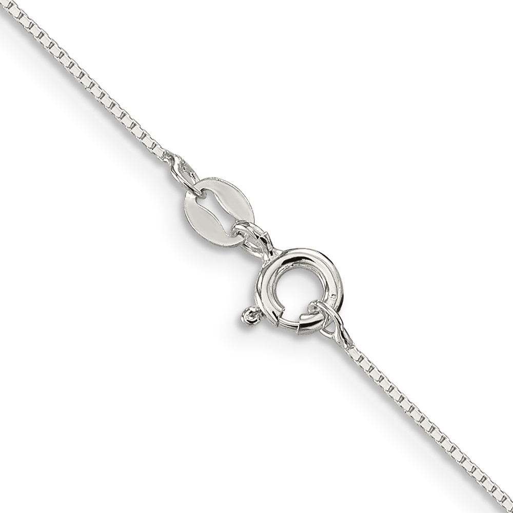 Sterling Silver .6mm Mirror Box Chain (QPE33-16)