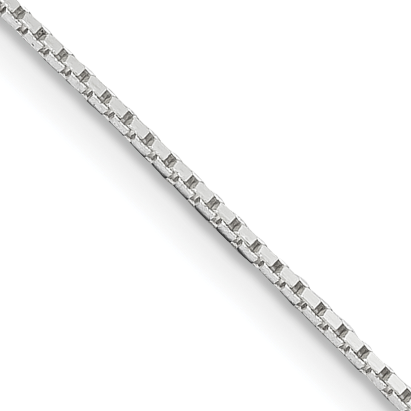 Sterling Silver .6mm Mirror Box Chain (QPE33-16)