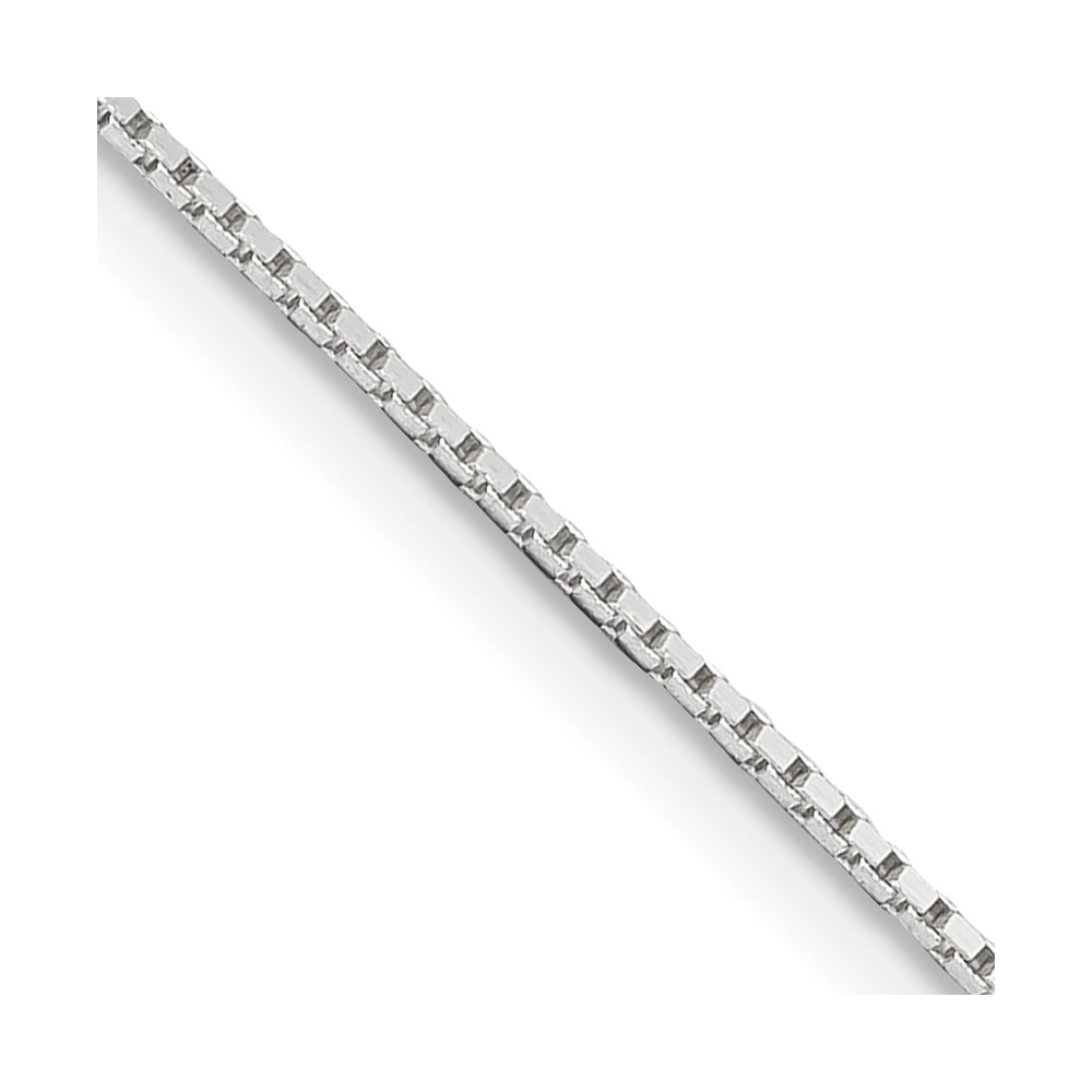 Sterling Silver .6mm Mirror Box Chain (QPE33-16)