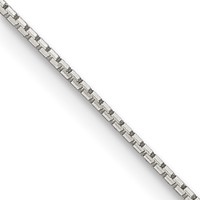 Sterling Silver.6mm 8 Sided Mirror Box Chain view 1