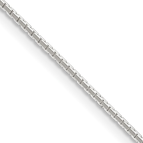 Sterling Silver.9mm 8 Sided Mirror Box Chain