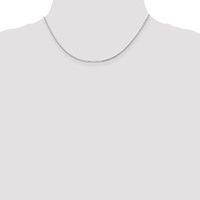 Sterling Silver 1.2mm 8 Sided Mirror Box Chain view 4