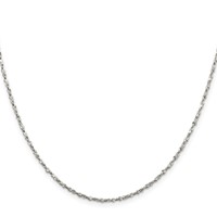 Sterling Silver 1.8mm Twisted Serpentine Chain view 2