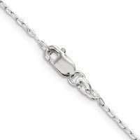 Sterling Silver 1.4mm Flat Oval Cable Chain view 3