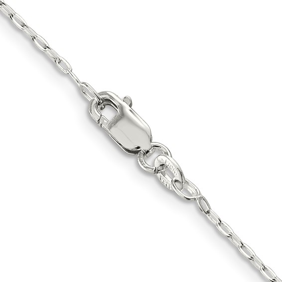 Sterling Silver Flat Oval Cable Chain