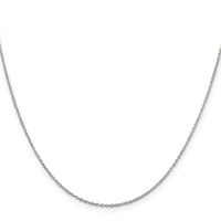 Sterling Silver 1.10mm Forzantine Cable Chain view 2
