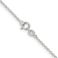 Sterling Silver 1.10mm Forzantine Cable Chain view 3