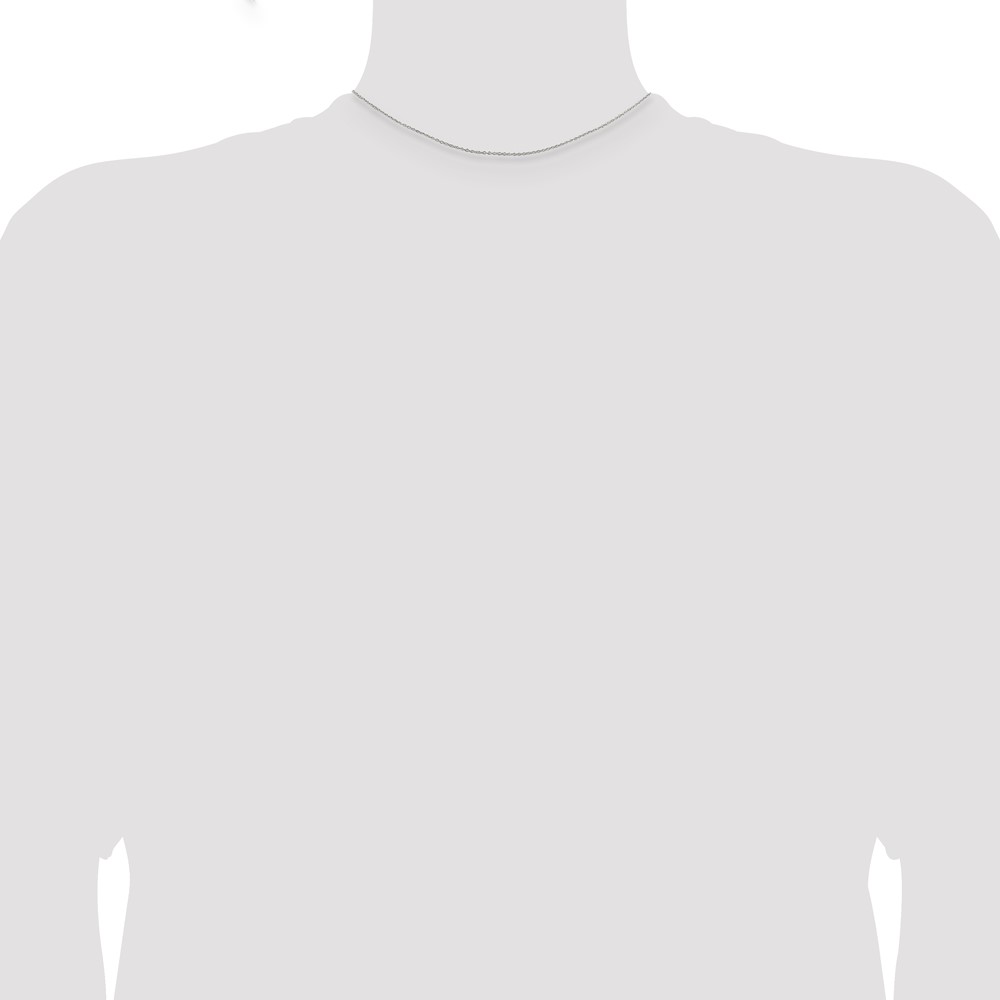 Sterling Silver 1.10mm Forzantine Cable Chain (QPE45-14)