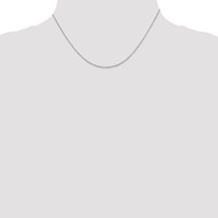 Sterling Silver 1.10mm Forzantine Cable Chain view 4
