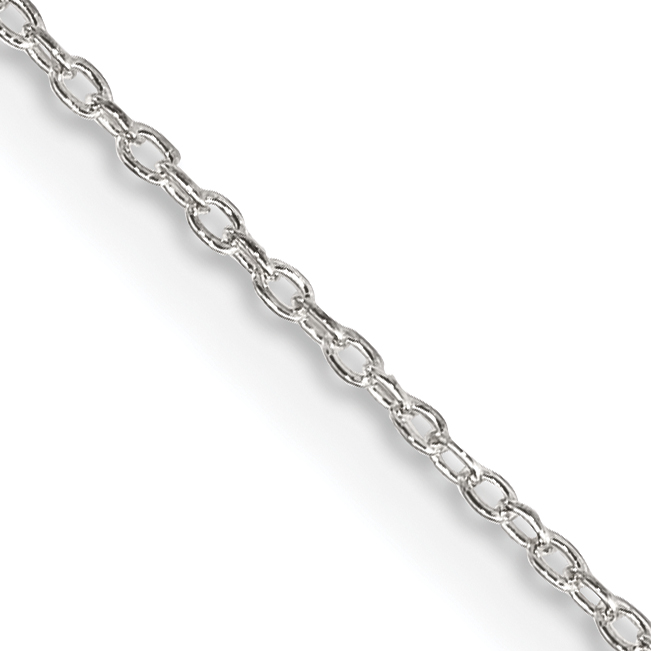 Sterling Silver 1.10mm Forzantine Cable Chain (QPE45-14)