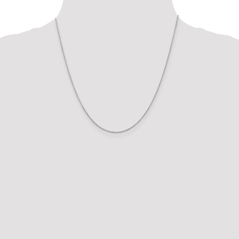 Sterling Silver 1.30mm Forzantine Cable Chain (QPE46-20)