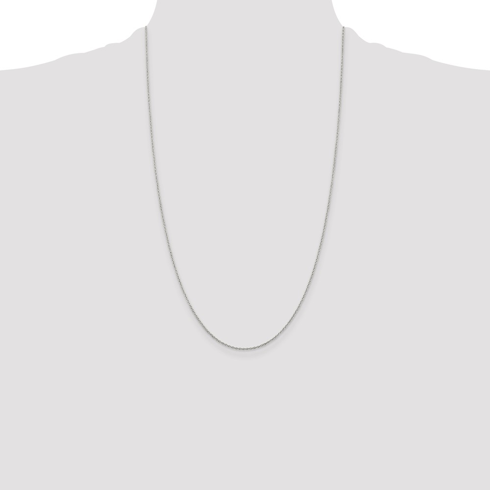 Sterling Silver 1.30mm Forzantine Cable Chain (QPE46-26)