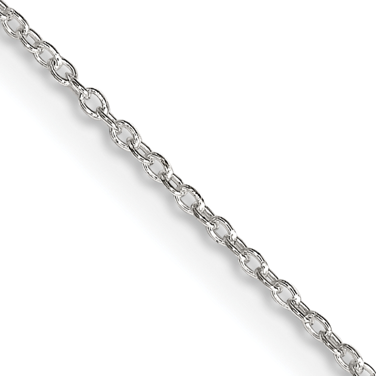 Sterling Silver 1.30mm Forzantine Cable Chain (QPE46-26)
