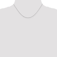 Sterling Silver .6mm Oval Box Chain view 4