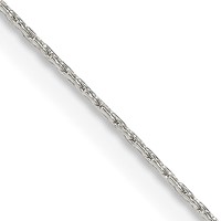 Sterling Silver .6mm Oval Box Chain view 1