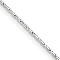 Sterling Silver 1mm Oval Box Chain view 1