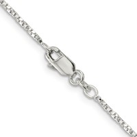 Sterling Silver 1.35mm Twisted Box Chain view 3