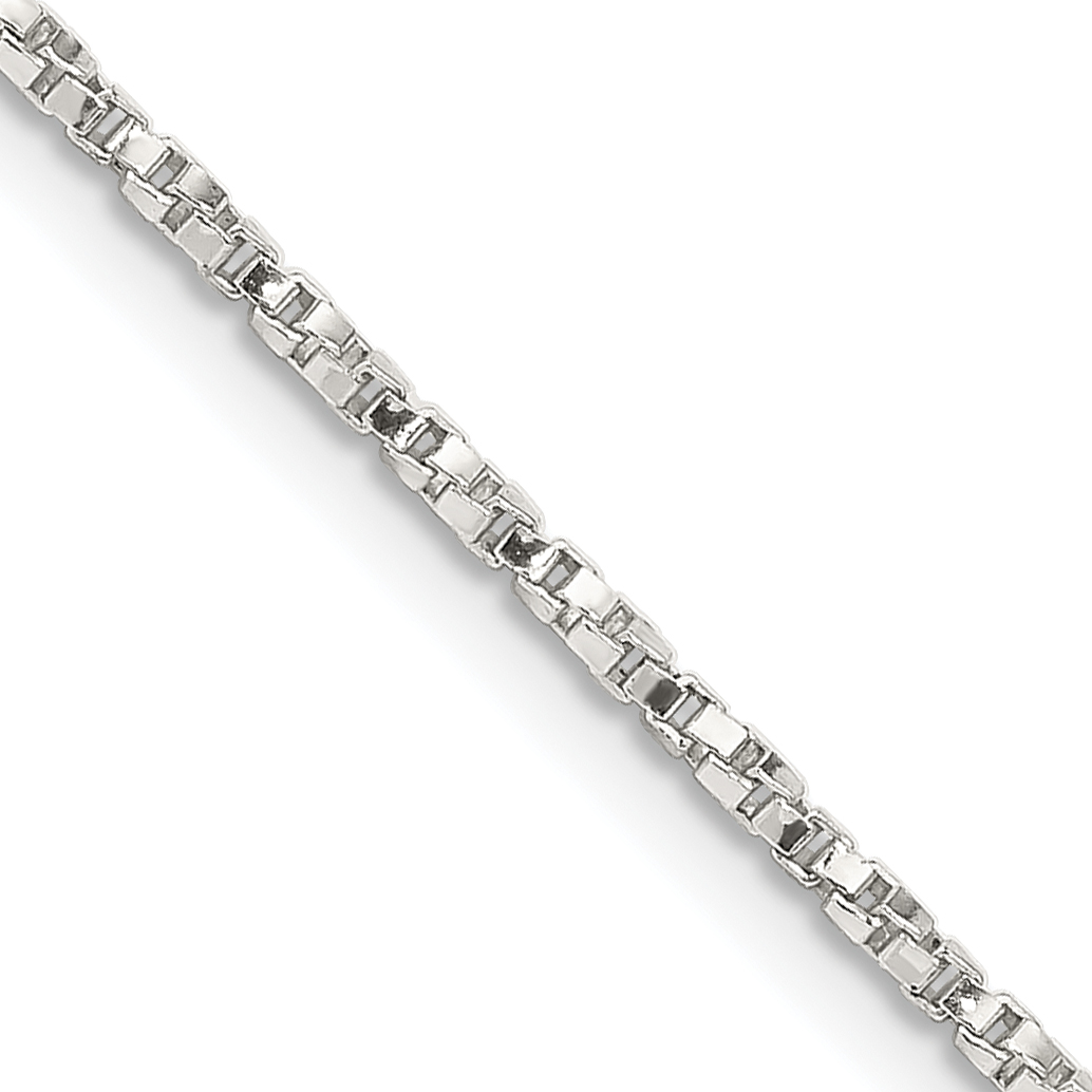 Sterling Silver 1.35mm Twisted Box Chain (QPE52-16)