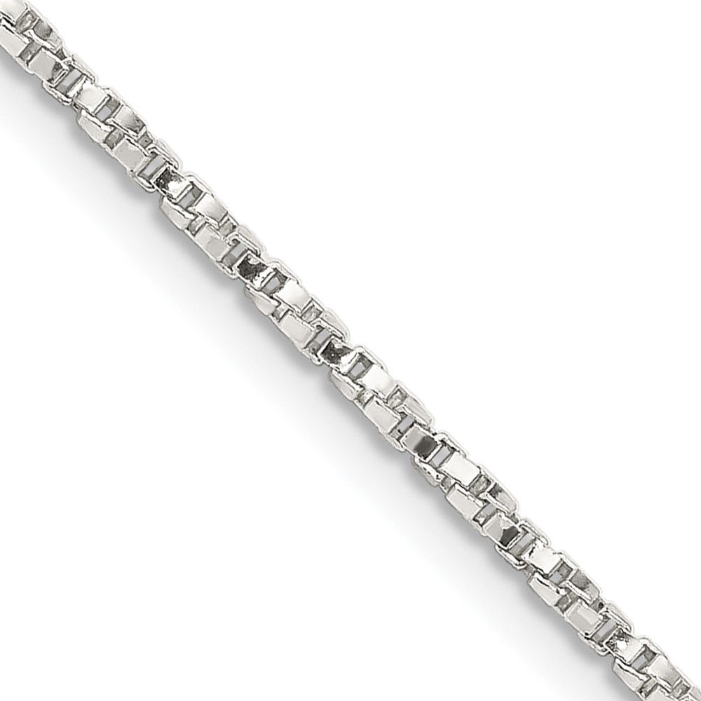 Sterling Silver 1.35mm Twisted Box Chain (QPE52-16)