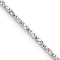 Sterling Silver 1.35mm Twisted Box Chain view 1