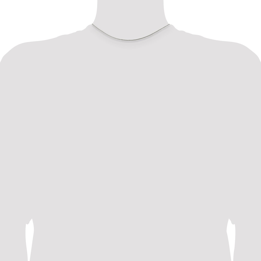 Sterling Silver .8mm Curb Chain (QPE55-14)