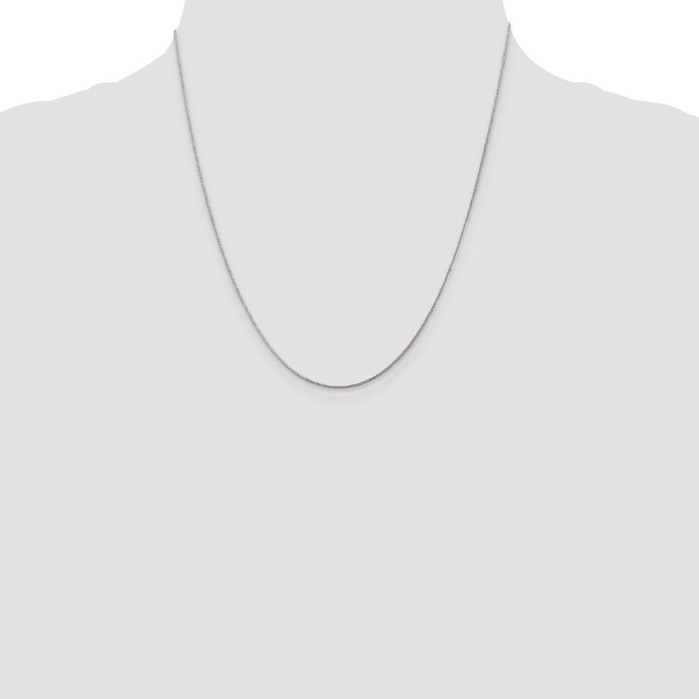 Sterling Silver .8mm Curb Chain (QPE55-20)
