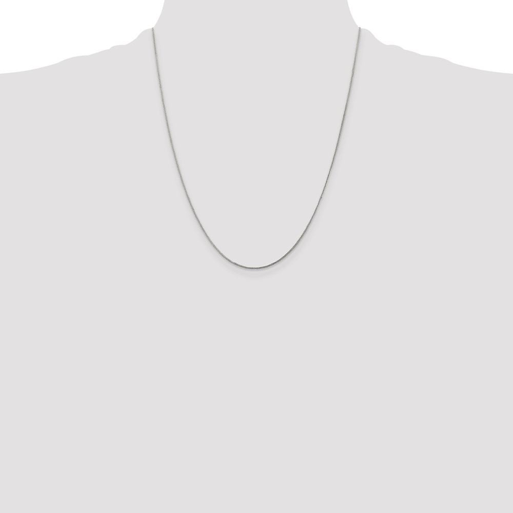 Sterling Silver .8mm Curb Chain (QPE55-22)