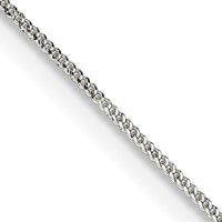 Sterling Silver.8mm Curb Chain view 1