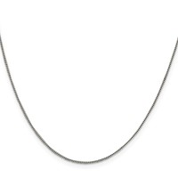 Sterling Silver 1mm Curb Chain view 2