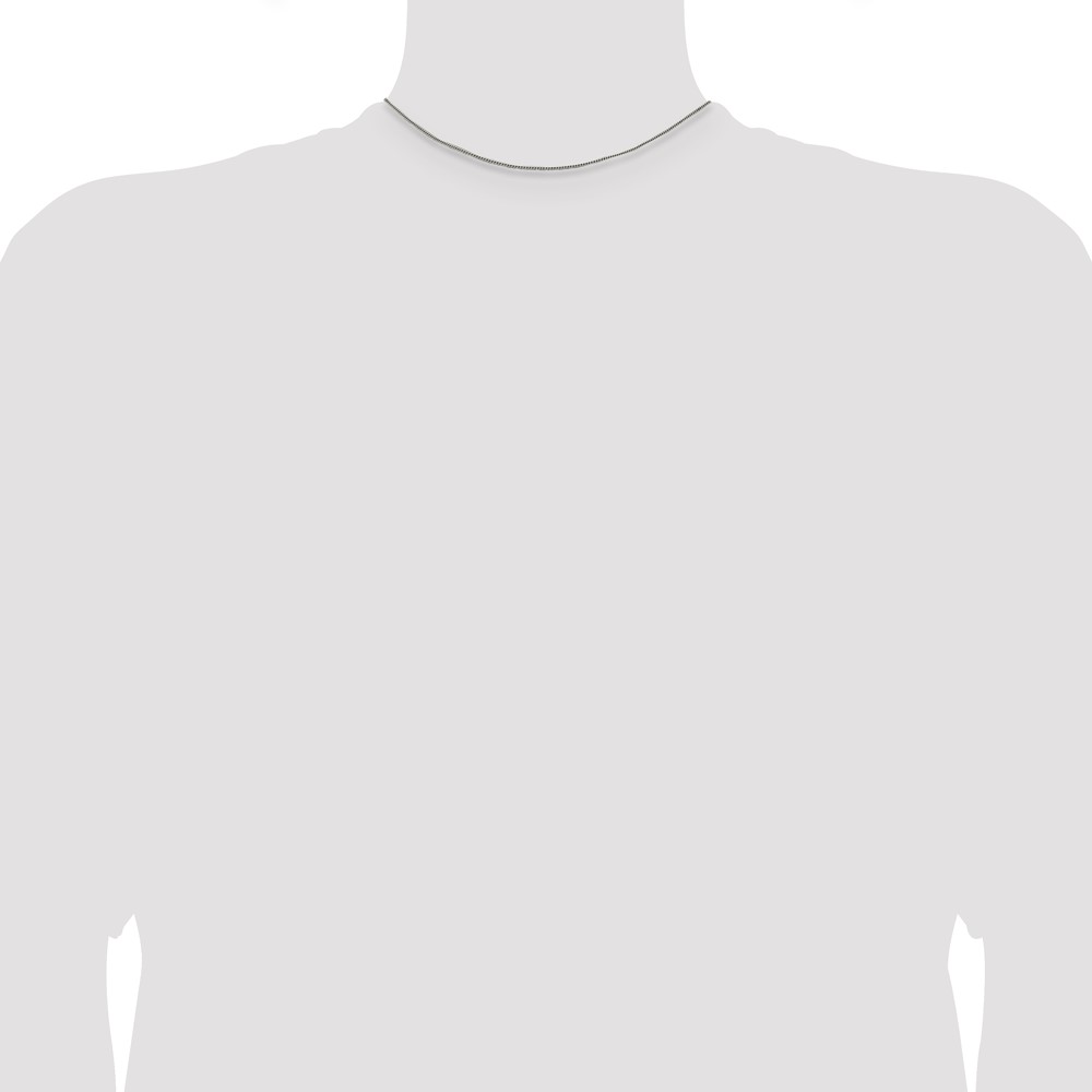 Sterling Silver 1mm Curb Chain (QPE56-14)