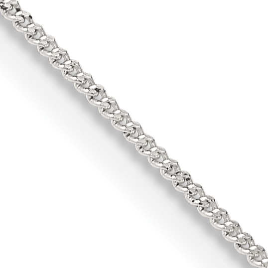 Sterling Silver 1mm Curb Chain (QPE56-16)