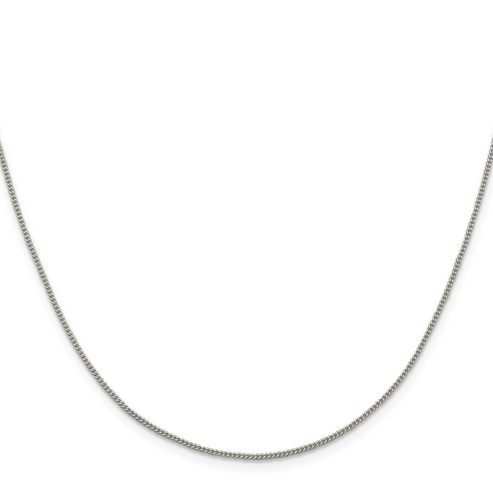 Sterling Silver 1.15mm Curb Chain (QPE57-22)