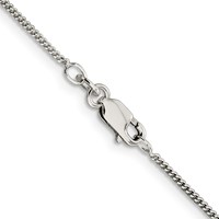 Sterling Silver 1.15mm Curb Chain view 3