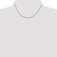 Sterling Silver 1.15mm Curb Chain view 4