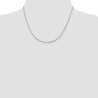 Sterling Silver 1.15mm Curb Chain view 4
