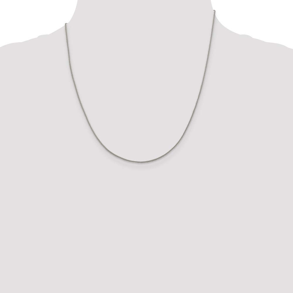 Sterling Silver 1.15mm Curb Chain (QPE57-20)