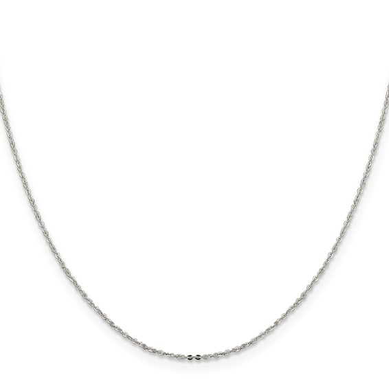 Sterling Silver Flat Open Oval Cable Chain
