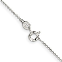 Sterling Silver 1.15mm Flat Cable Chain view 3