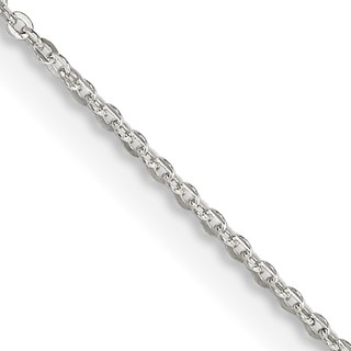 Sterling Silver Flat Open Oval Cable Chain