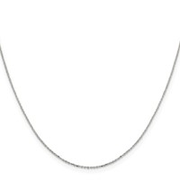 Sterling Silver 1mm 8 Sided D C Cable Chain view 2